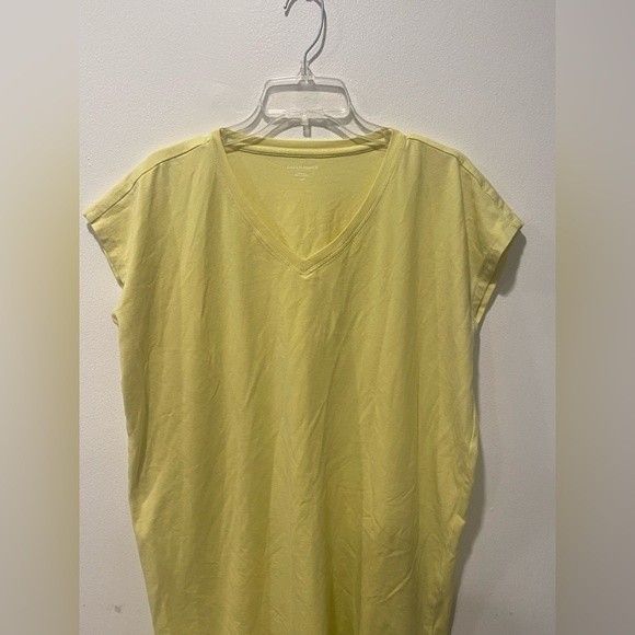 Eileen Fisher Yellow organic cotton tunic shirt size M - Picture 2 of 6
